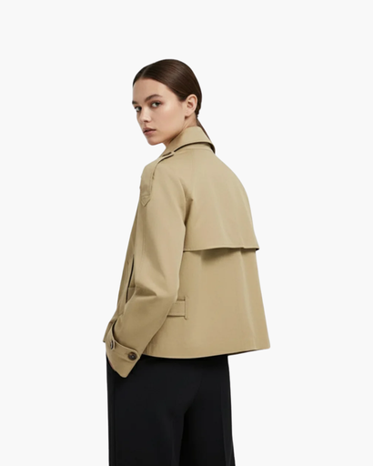 Veste Trench-Fit Femme – Élégance Classique, Style Moderne