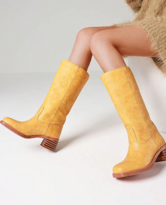 Bottes Hautes Femme – Doublure Chaude & Style Authentique