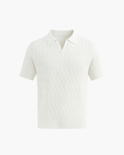 Polo d’Été à Motif Subtil