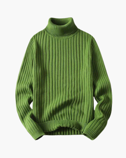 Pull à Col Roulé pour Homme – Tricot Confortable pour l’Automne et l’Hiver