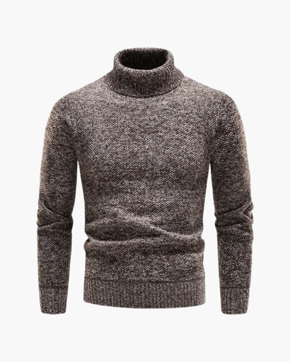 Pull à Col Roulé pour Homme – Coupe Régulière Classique pour l’Automne et l’Hiver