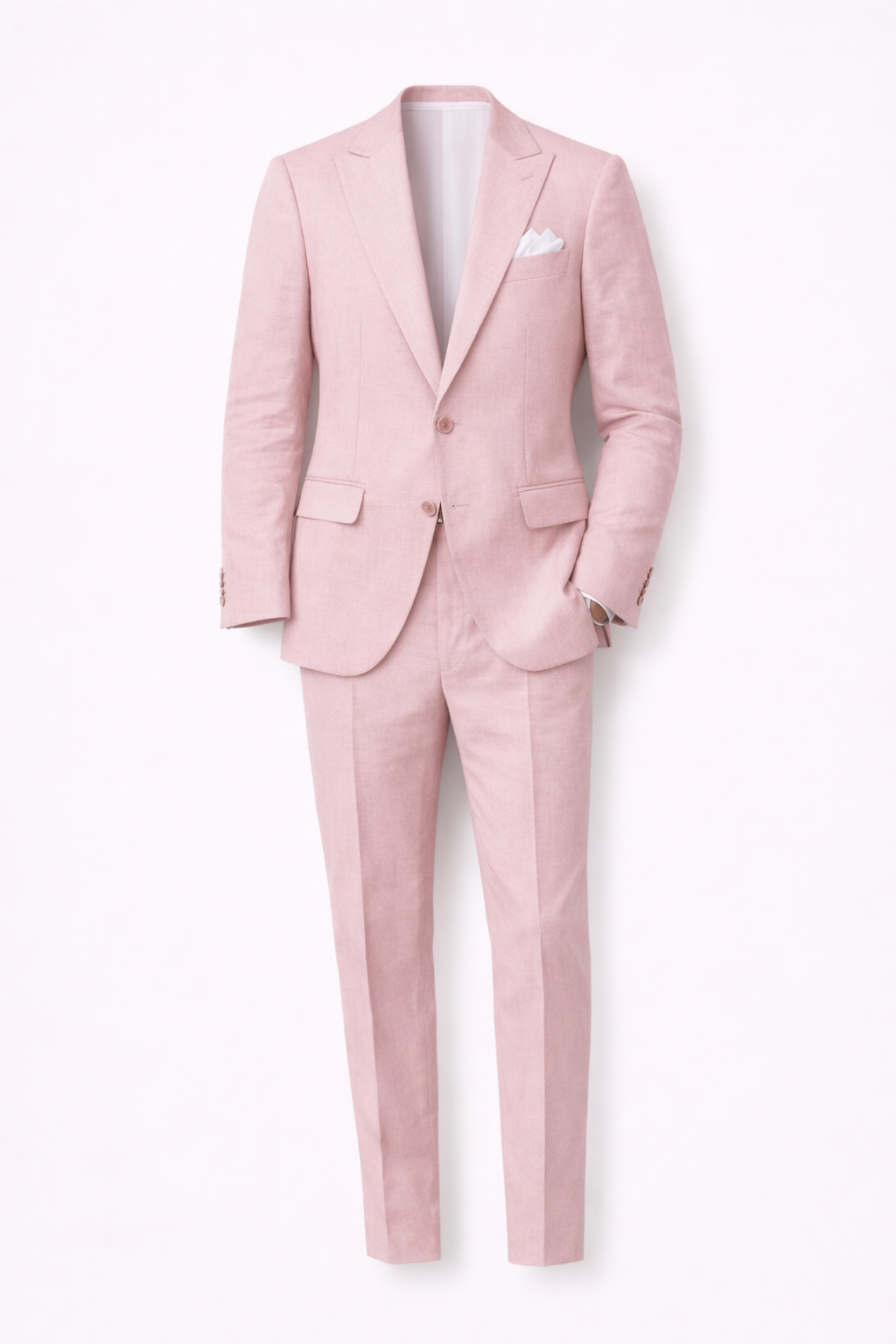 Costume Homme Élégant 2 Pièces – Blazer Ajusté Et Pantalon Tailleur