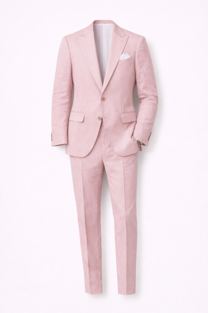 Costume Homme Élégant 2 Pièces – Blazer Ajusté Et Pantalon Tailleur