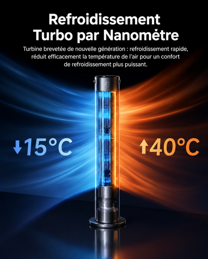 Ventilateur Colonne Portable 104 cm – Télécommande, Fonction Rafraîchissante &amp; Ultra-Silencieux