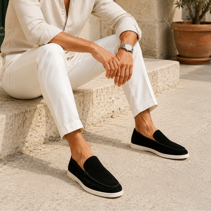 Mocassins Slip-On En Suédine Luxe