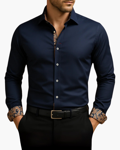 Chemise Homme Moderne Classique – Manches Longues
