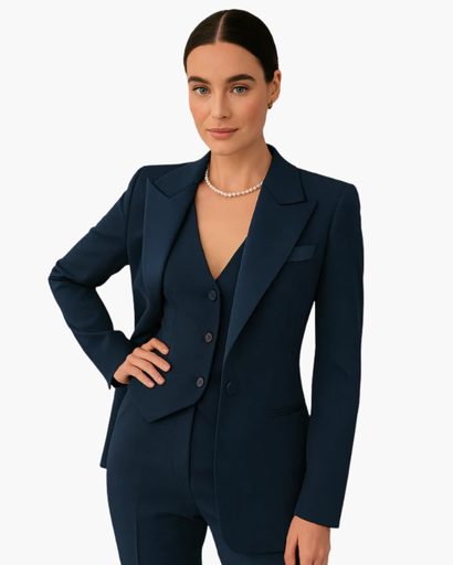 Ensemble Élégant pour Femme | Trois Pièces Tailleur Chic et Moderne