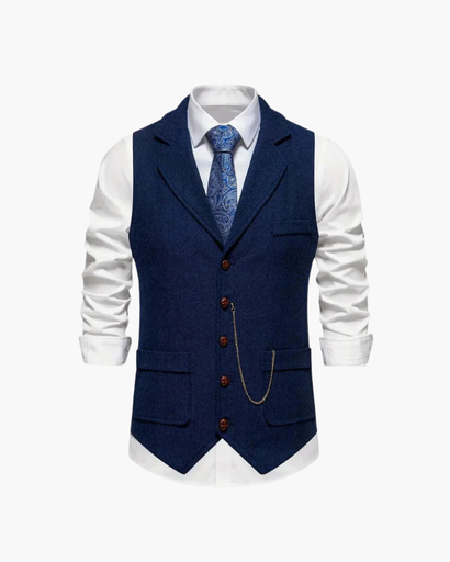 Gilet habillé homme – style classique à boutons