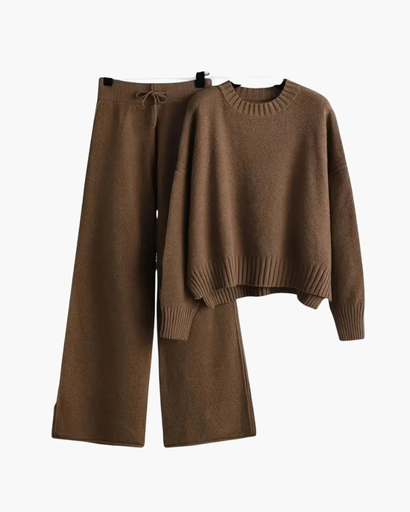 Ensemble Pull & Pantalon Tricoté – Confort Élégant pour la Saison