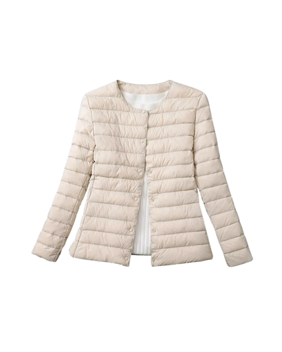 Doudoune Légère Femme – Design Col Rond