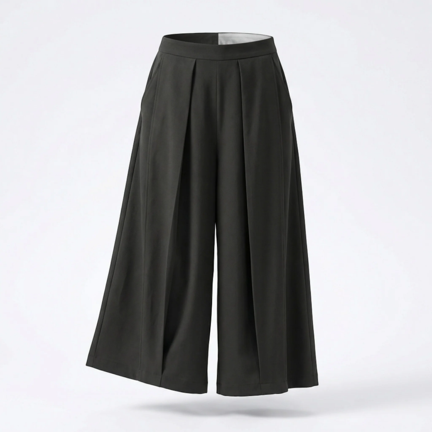 Pantalon Femme Large Décontracté – Coupe Droite Épurée Élégante