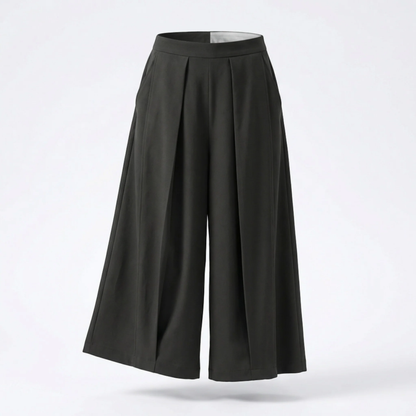 Pantalon Femme Large Décontracté – Coupe Droite Épurée Élégante
