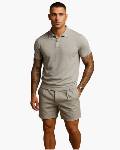 Ensemble Polo & Short Homme Coton – Coordonné & Léger | Casual Estival