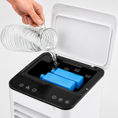 Climatiseur Mobile Compact 3-en-1 Sans Fenêtre – Refroidissement, Ventilation &amp; Déshumidification