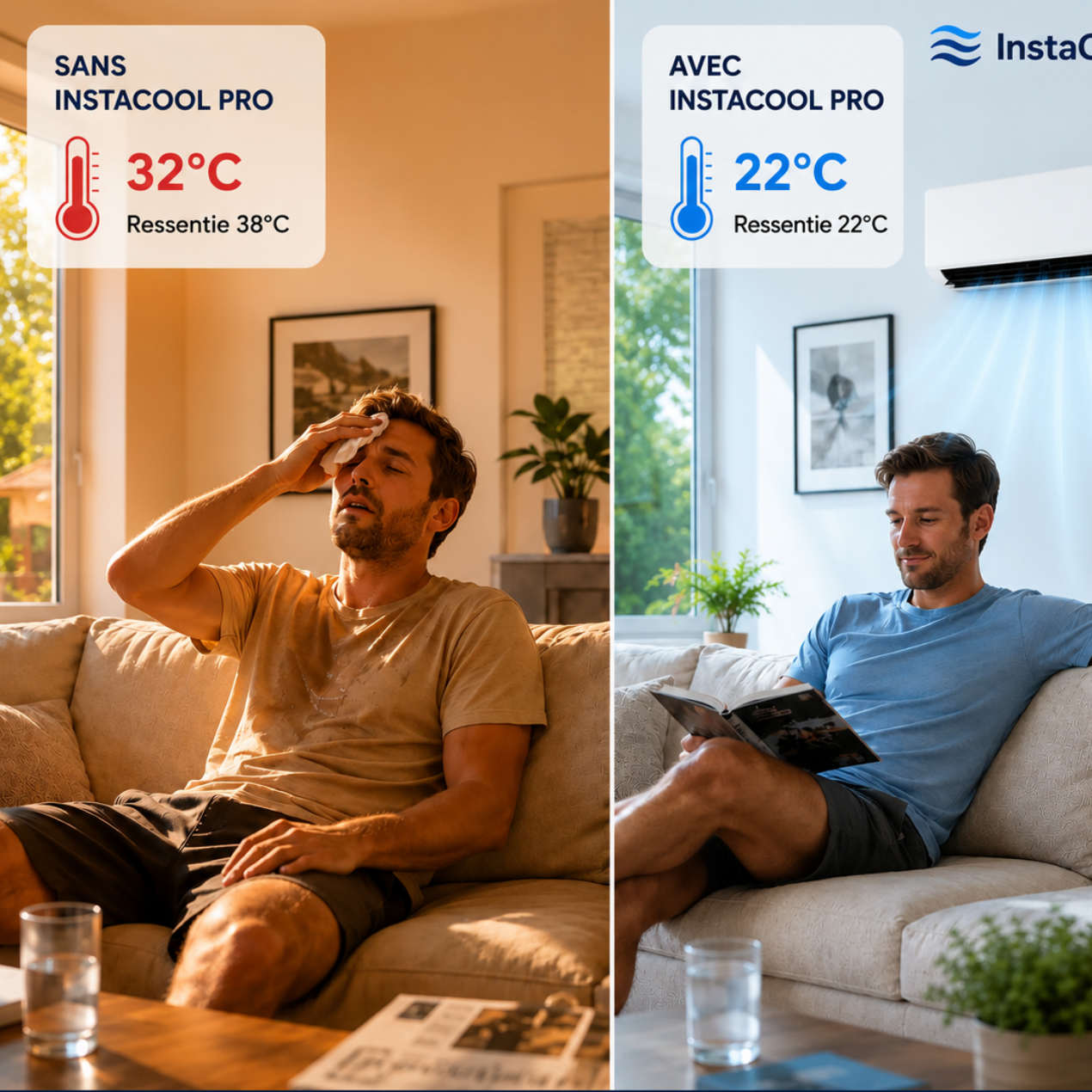 Climatiseur &amp; Chauffage 2-en-1 – Sans Installation, Jusqu'à 51 m²