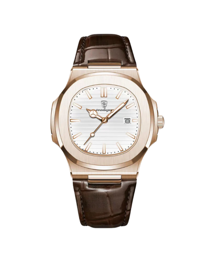 Montre homme élégante avec indication de la date et design classique