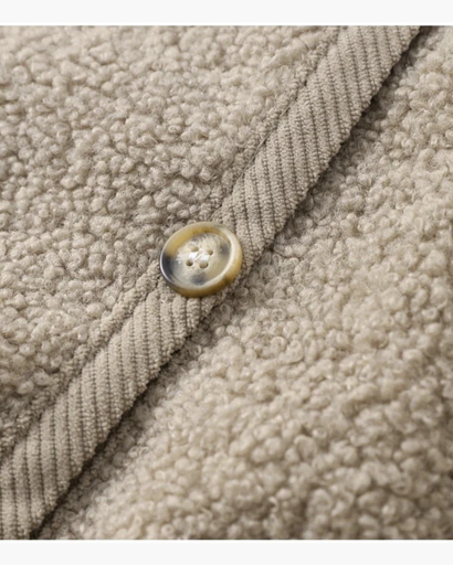 Gilet Femme Teddy Fleece Boutonné – Douceur & Confort | Style Cocooning Automne Hiver