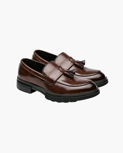 Mocassins Homme Semelle Crantée & Pampilles – Style Casual Chic | Confort & Élégance