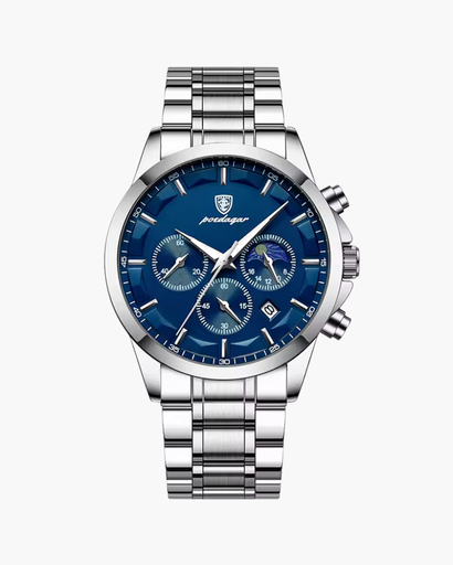 Montre Chronographe Homme – Élégance Dorée et Fonctionnalité de Précision