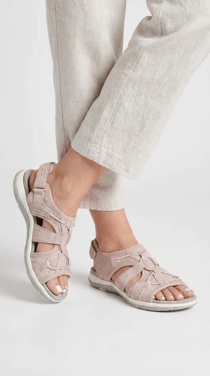 Sandale confortable à brides croisées