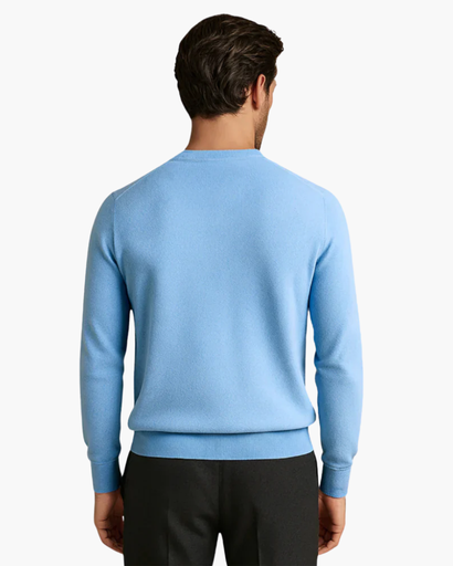 Pull Col Rond en Cachemire pour Homme – Élégance Intemporelle & Douceur Suprême