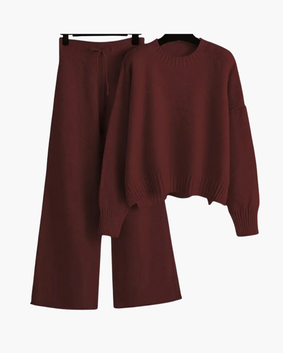 Ensemble Pull & Pantalon Tricoté – Confort Élégant pour la Saison