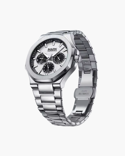 Montre homme avec affichage nocturne et cadran multifonction