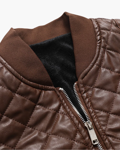 Blouson Matelassé Similicuir – vue 6