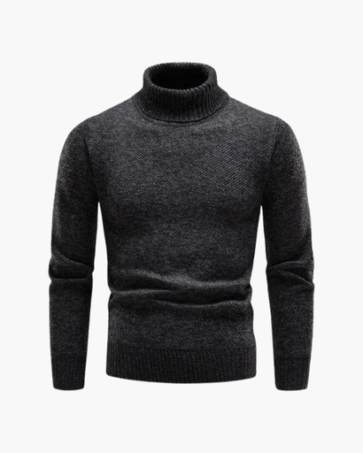 Pull à Col Roulé pour Homme – Coupe Régulière Classique pour l’Automne et l’Hiver