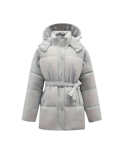 Manteau d’Hiver Léger Femme avec Ceinture – Coupe Matelassée Confortable