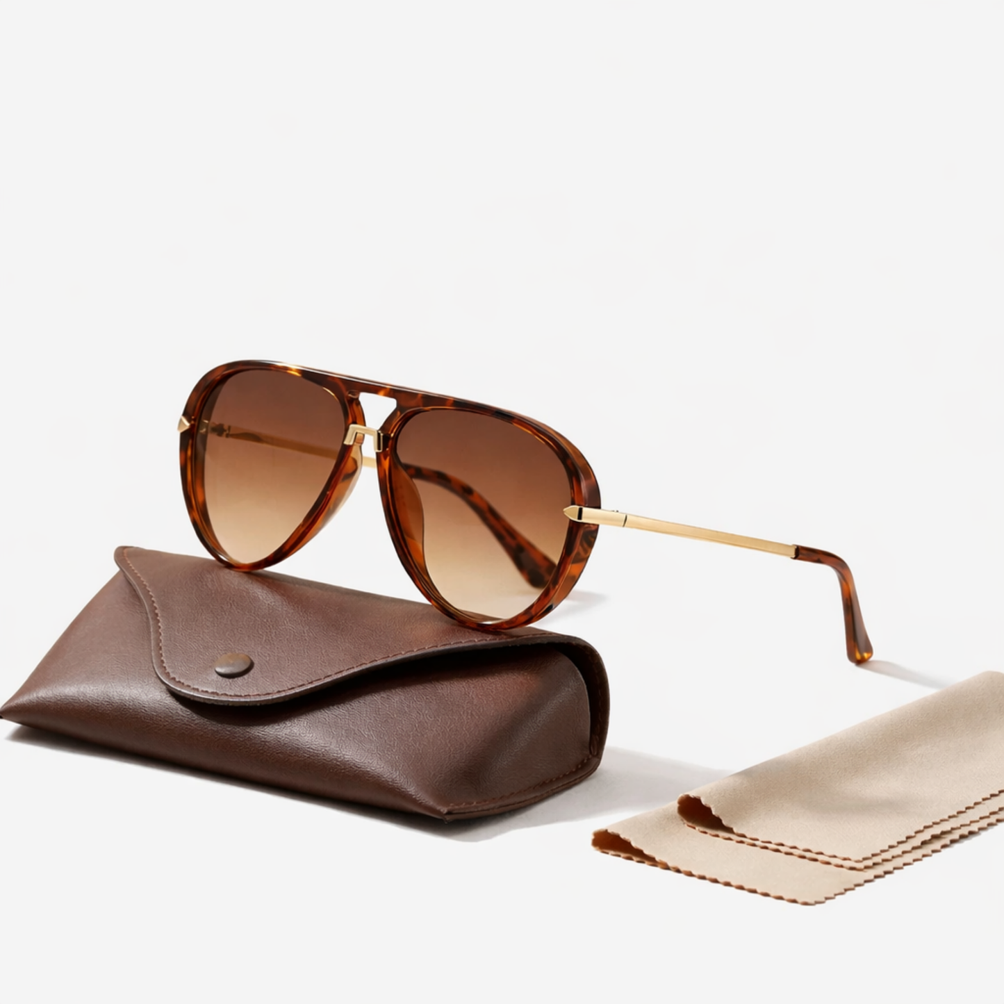 Lunettes de Soleil Aviateur Femme – Style Rétro Oversize | Verres Teintés Polarisés