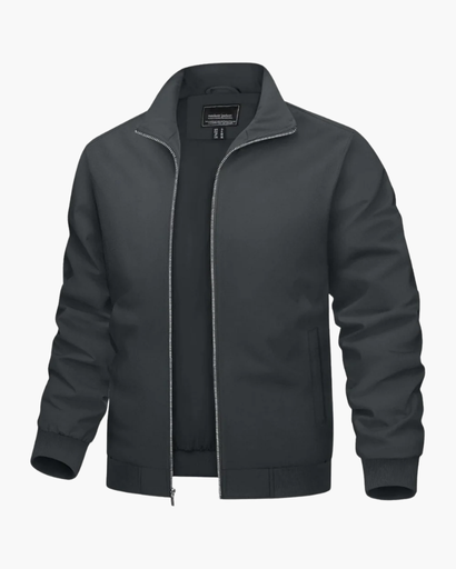 Bomber Jacket Homme – Léger et Décontracté avec Fermeture Zippée