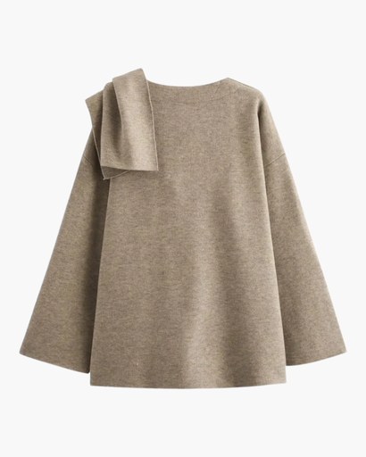 Manteau Femme Asymétrique Hiver – Col Large Élégant & Style Chic