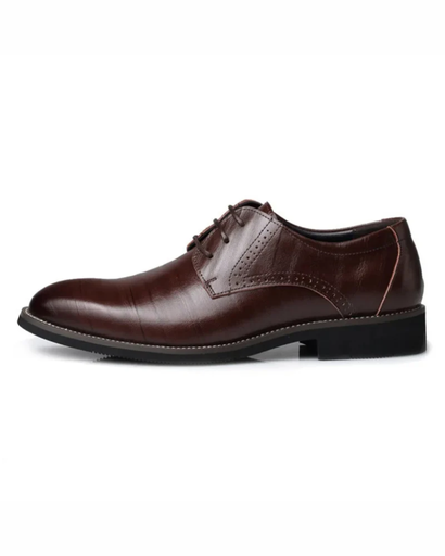 Chaussures Habillées Homme à Lacets – Style Derby Élégant & Finition Brillante