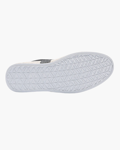 Chaussures basses à lacets avec motif côtelé et bord tressé