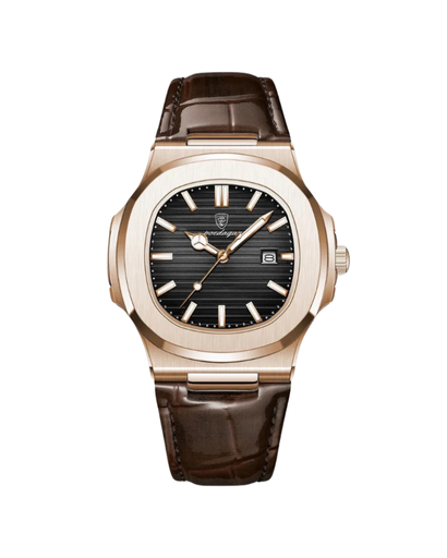 Montre homme élégante avec indication de la date et design classique