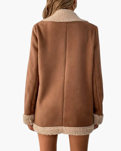 Veste d’Hiver Femme avec Doublure Polaire – Manteau Court Élégant et Chaud