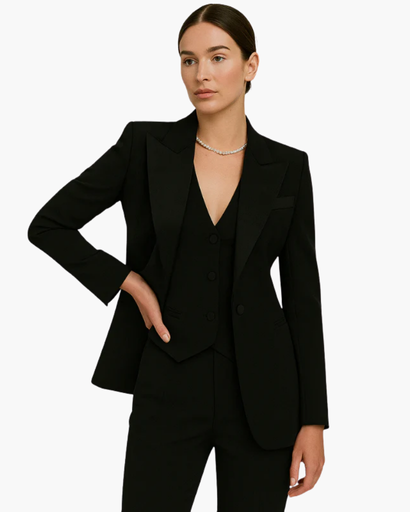 Ensemble Élégant pour Femme | Trois Pièces Tailleur Chic et Moderne