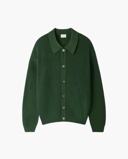 Gilet Homme Oversize Laine Mélangée Maille Côtelée – Style Élégant & Confortable Hiver