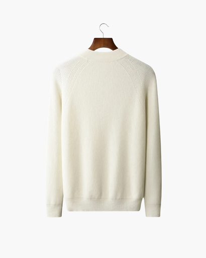 Pull Henley Homme en Cachemire – Élégance Classique & Confort Haut de Gamme