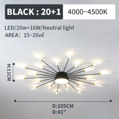 Plafonnier LED dimension et pose