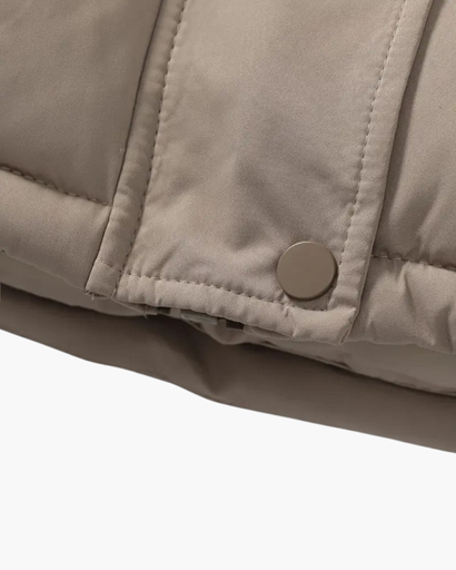 Veste d’Hiver Femme Matelassée Courte avec Capuche – Doudoune Chaude et Confortable