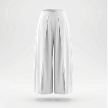 Pantalon Femme Large Décontracté – Coupe Droite Épurée Élégante