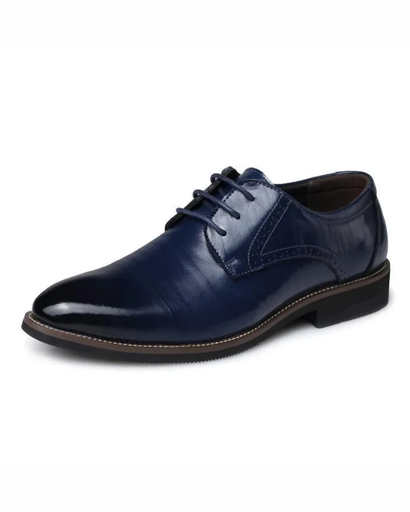 Chaussures Habillées Homme à Lacets – Style Derby Élégant & Finition Brillante