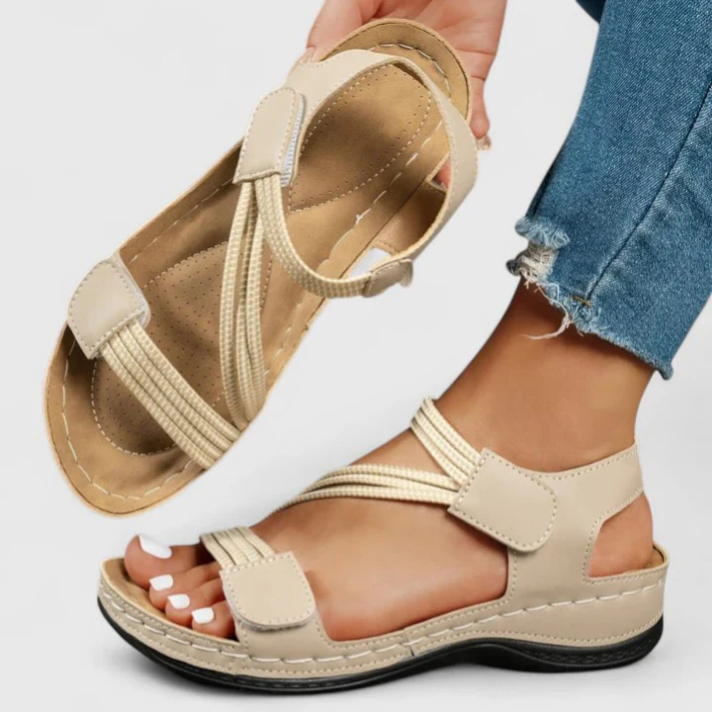 Sandales Femme Orthopédiques – Confort et Maintien au Quotidien | Sandales Confort Voûte Plantaire
