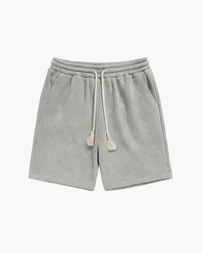 Short d’été à motif texturé – Style Old Money