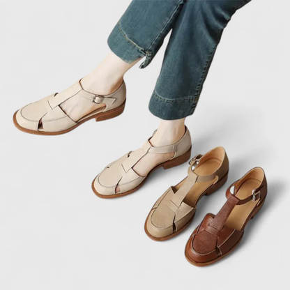 Sandales Femme Talon Bas Confort & Élégance Quotidienne – Sandales Ergonomiques | Style Estival Chic