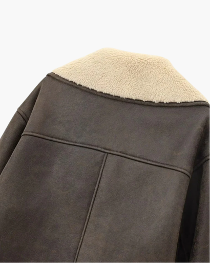 Manteau d’Hiver Femme – Veste Chaude avec Doublure Polaire et Grandes Poches