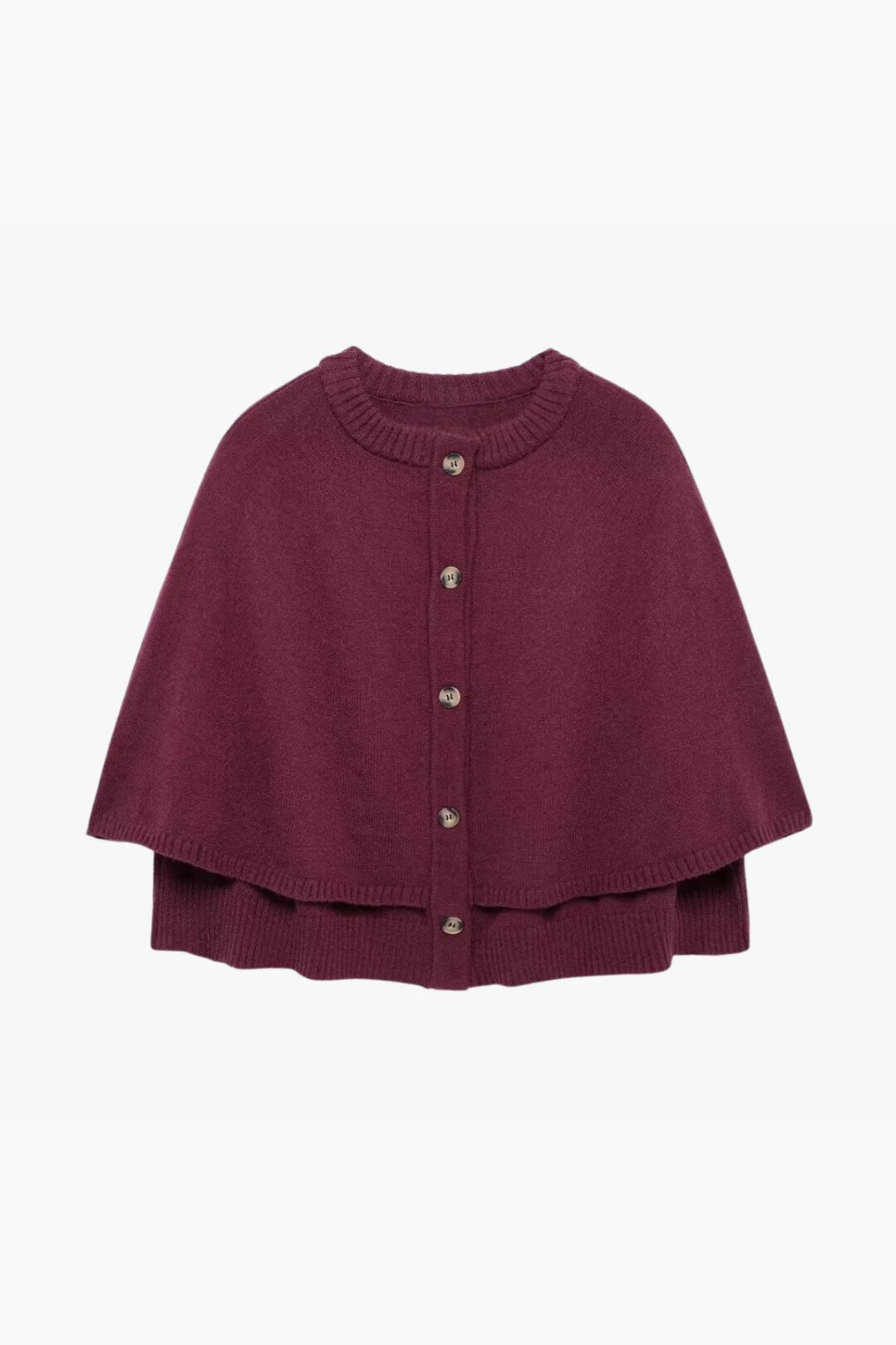 Gilet Cape Court Femme à Boutons – Style Élégant et Moderne