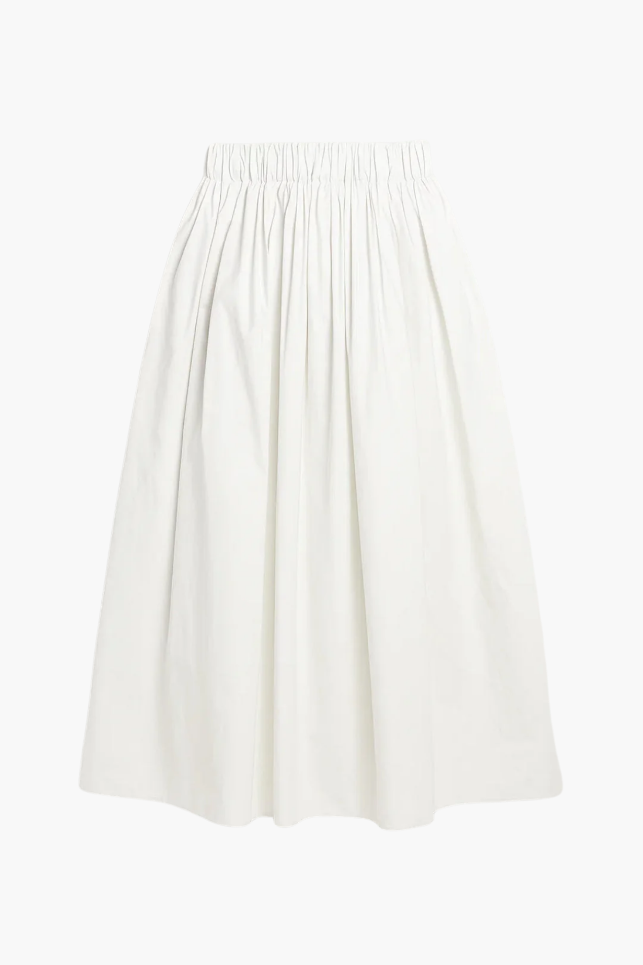 Jupe midi femme évasée taille élastique